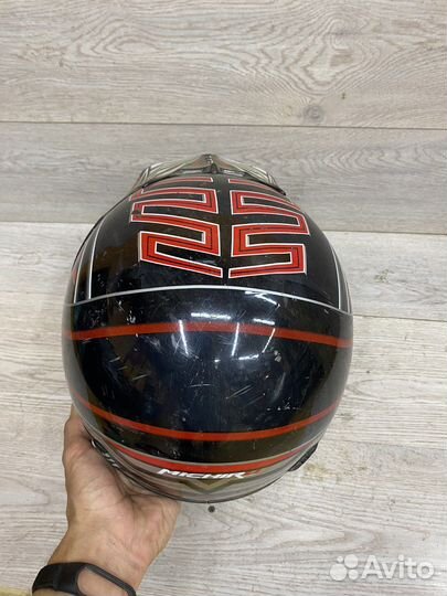 Детский мото шлем