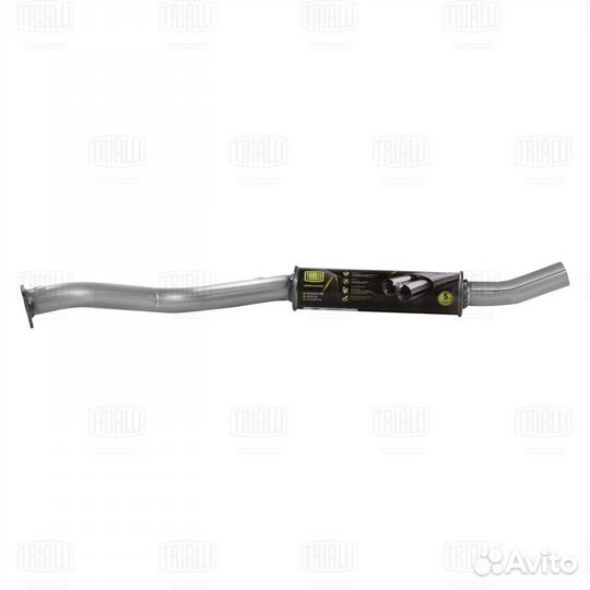 Глушитель УАЗ 3151 469 доп резонатор алюм сталь EA