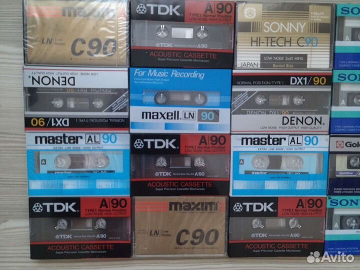 Кассеты Tdk Sony Maxwell Denon