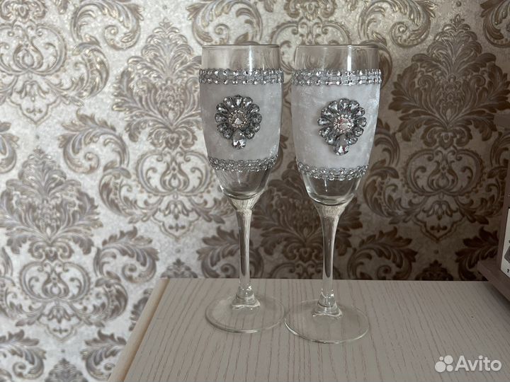 Свадебные фужеры и свечи