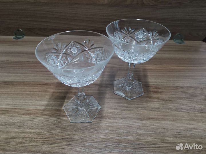 Хрустальные бокалы СССР