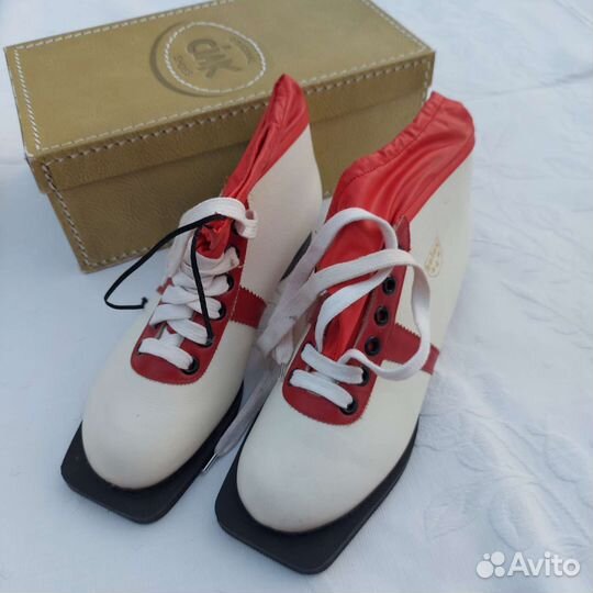 Лыжные ботинки Botas,фирменные, кожа, эксклюзив