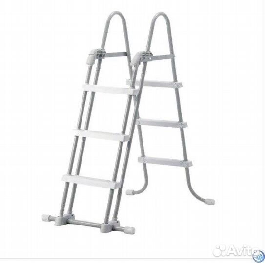 Лестница для бассейна 91-107см со съемными ступеня