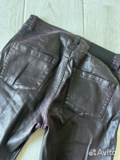 Джинсы из экокожи Marccain