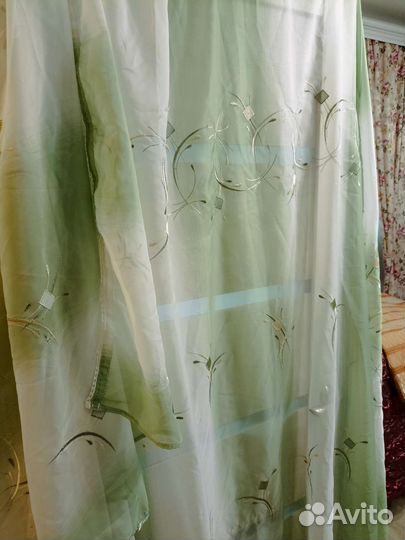 Тюль готовая б/у