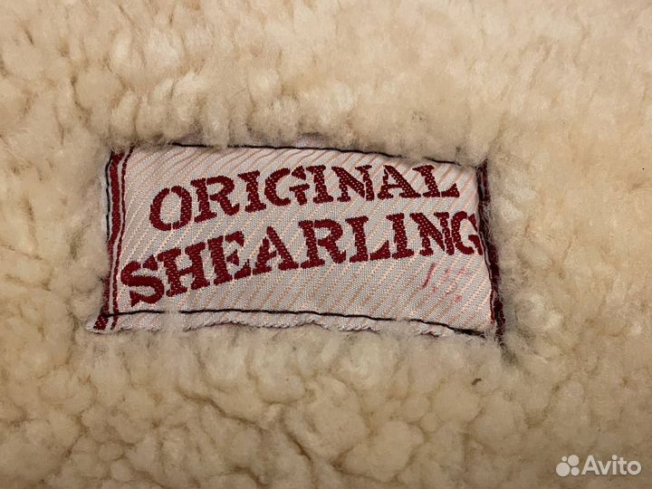 Дубленка натуральная мужская авиатор