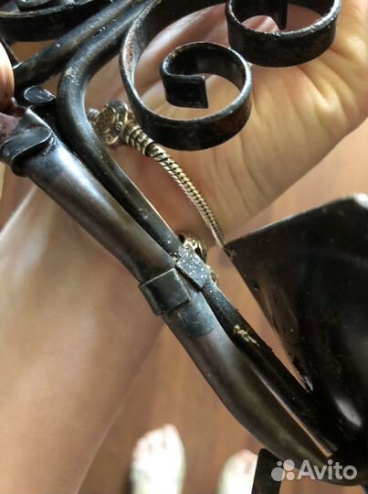 Старые советские кованые светильники