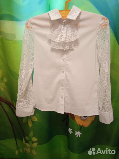 Нарядная блузка для школы р. 134