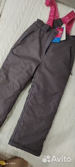 Брюки с утеплителем для девочки 110