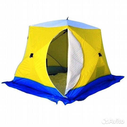 Палатка для зимней рыбалки куб 3 стэк