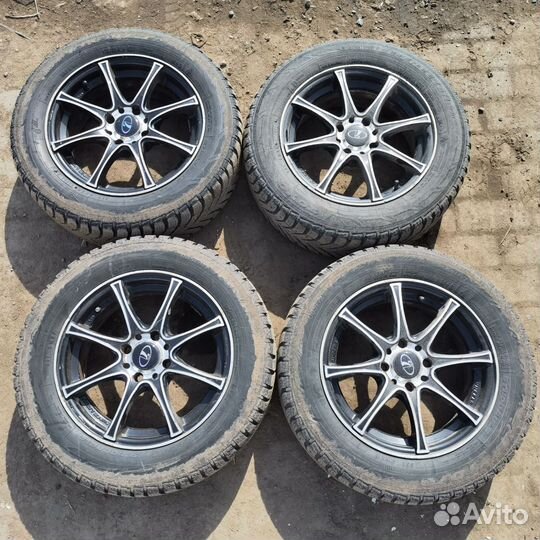 Литые диски r14 на ваз с зимней резиной