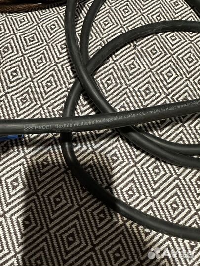 Кабель Proel 2х4мм2 медь, силикон, очень мягкий
