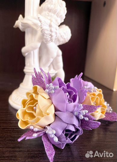 Резиночки для волос ручной работы