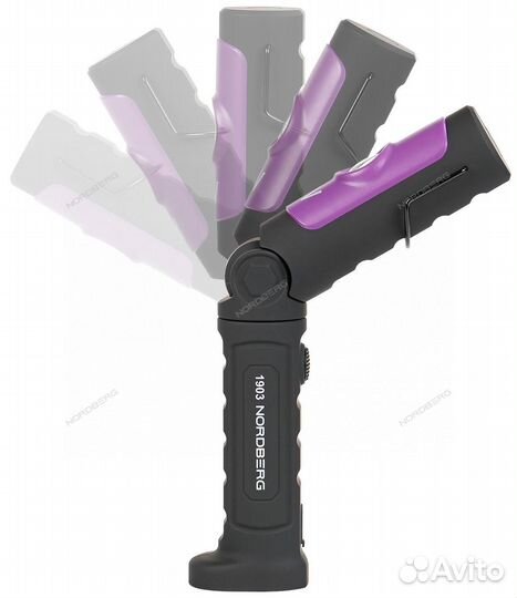 Фонарь светодиодный уф, аккум, 3,6 В nordberg 1903