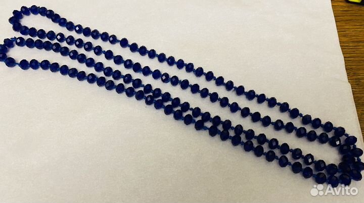 Бусы винтаж ювелирное стекло СССР