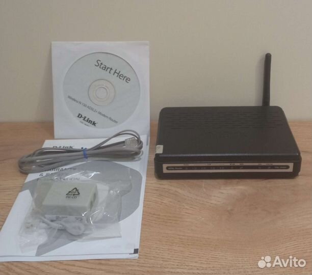 Роутер D-Link DSL-2640U/NRU