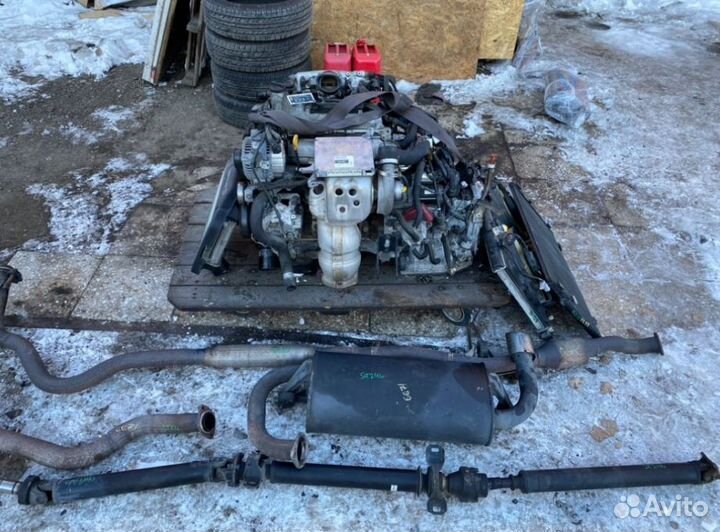 Двигатель +АКПП Toyota caldina 2003 ST246 3S-GTE