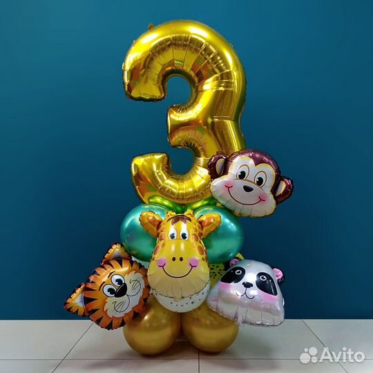 Воздушные шары и гелиевые шары на День рождения