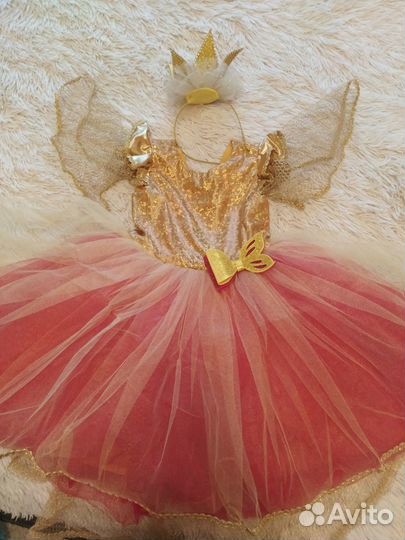 Костюм новогодний золотая рыбка