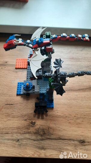 Lego майнкрафт драконы