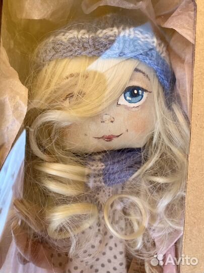 Коллекционная кукла ручной работы hand made винтаж