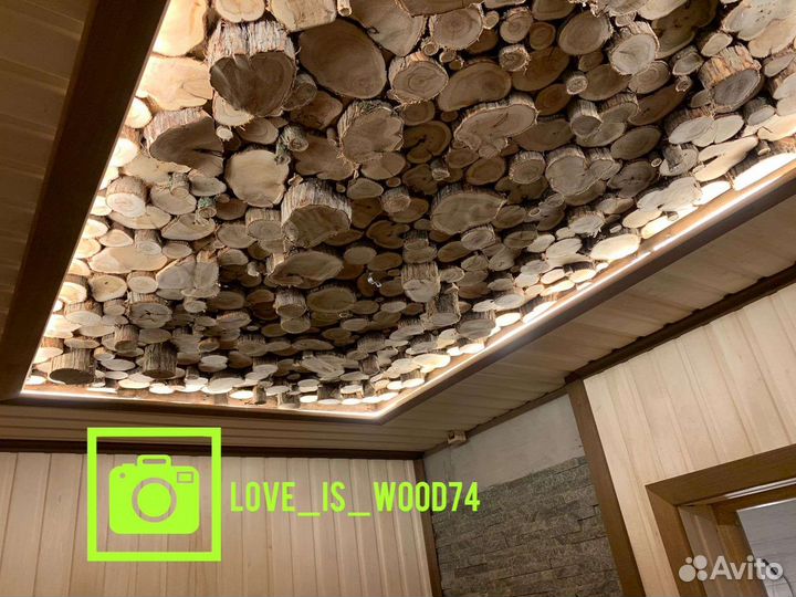 Панно из кавказского можжевельника