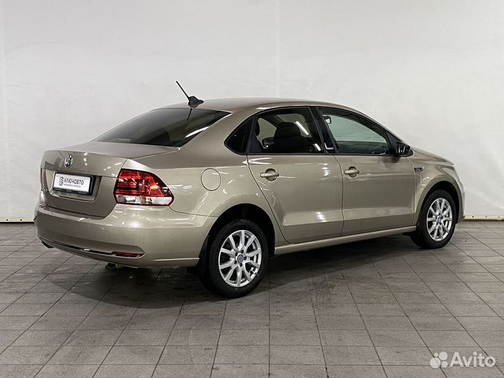 Volkswagen Polo 1.6 AT, 2017, 138 023 км