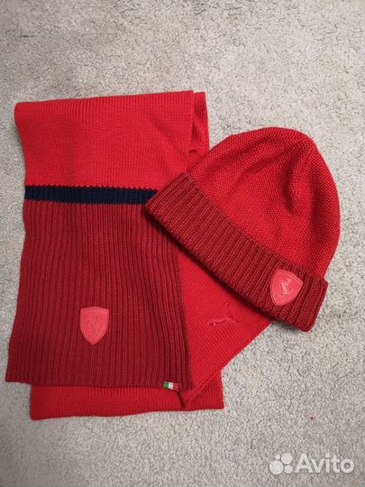 Комплект шапка, шарф