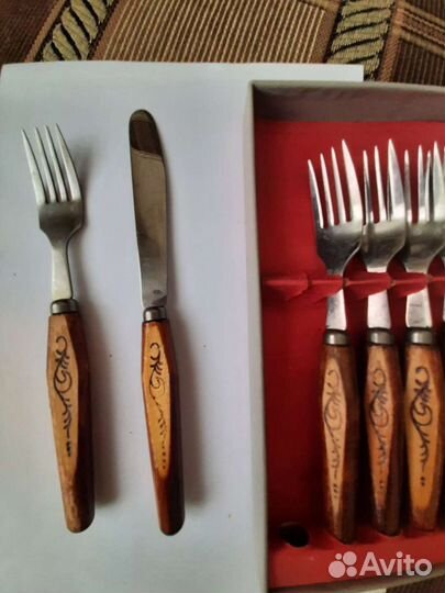 Набор ножей и вилок СССР. Ручная работа