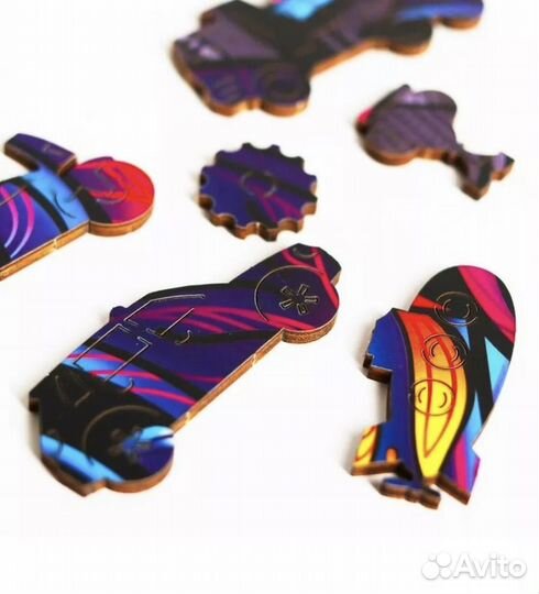 Пазл фигурный деревянный