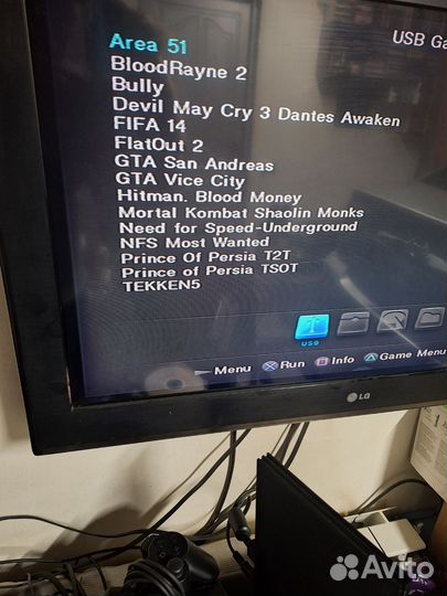 PS2 прошитая 20 игр