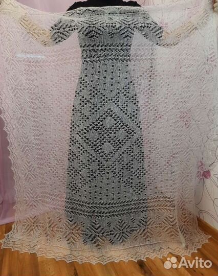 Пуховый платок