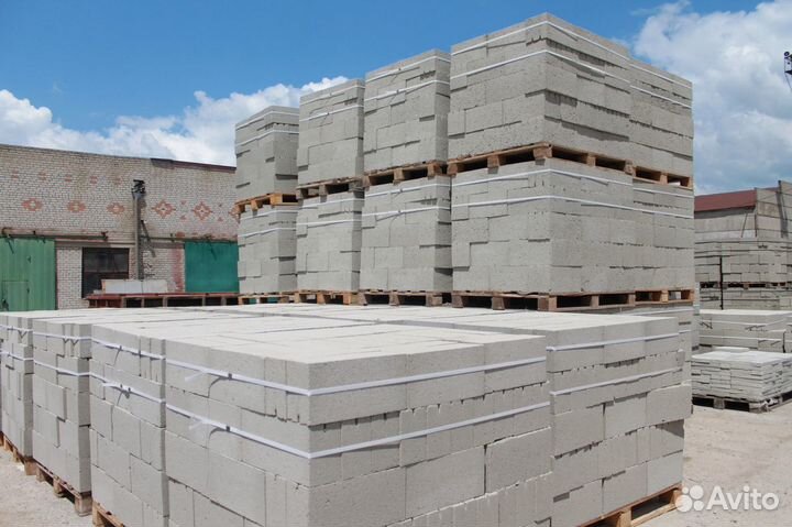 Стеновые Блоки(Полублок Керамзитобетонный 9 См)
