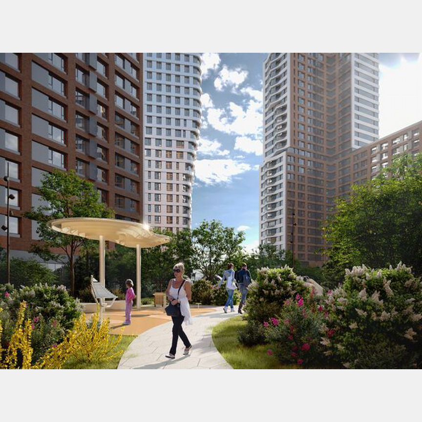 3-к. квартира, 90,7 м², 6/27 эт.