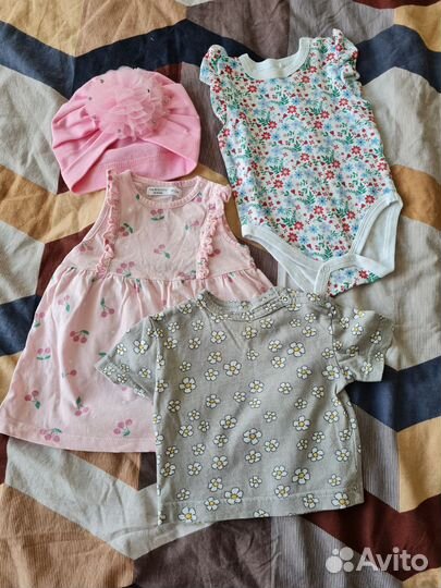 Вещи пакетом для девочки 3-6(7) мес