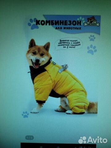 Комбинезон зимний для собачки