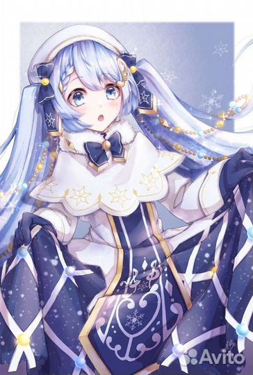 Косплей snow miku 2021 (снежная мику ) хатцуне
