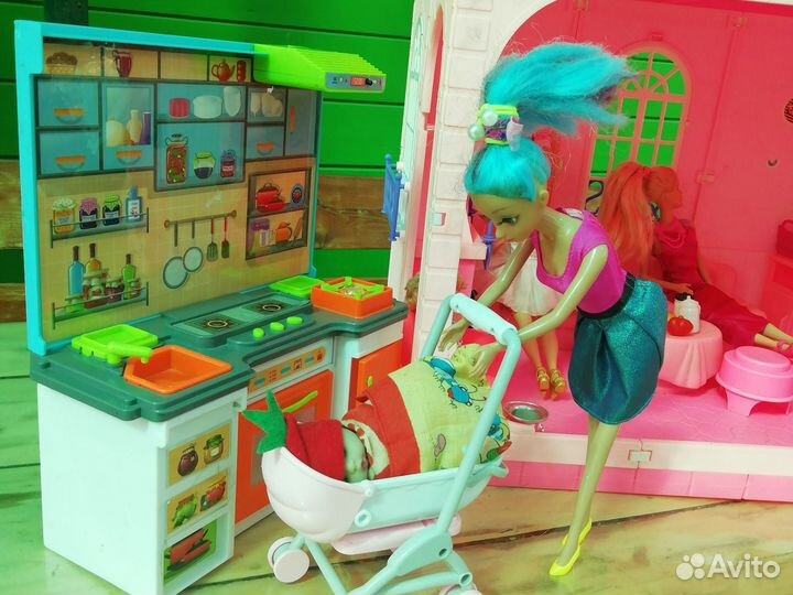 Игровой центр дом для Барби