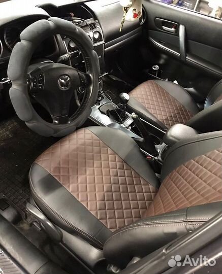 Чехлы экокожа Ромб Mazda 6 GG от Автопилот