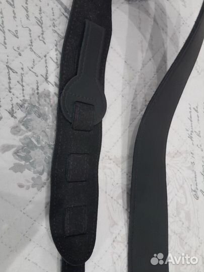 Гитарный ремень кожаный