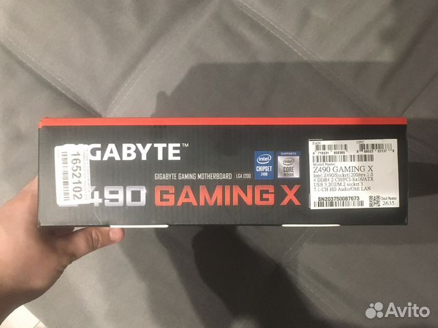 Материнская плата игровая Gigabyte Z490 Gaming X