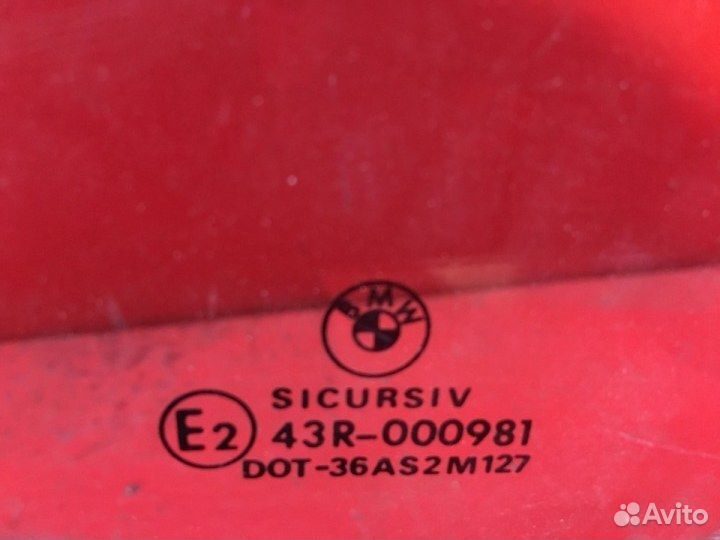 Стекло двери заднее правое Bmw 5 E39 M54B22 2001