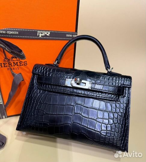 Сумка Hermes Kelly mini crocodile Оригинал