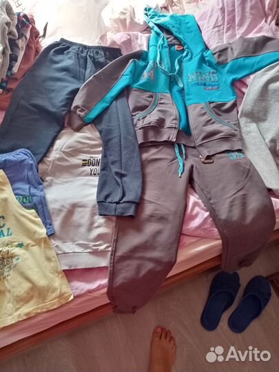 Большой пакет с вещами на мальчика 4-5 лет