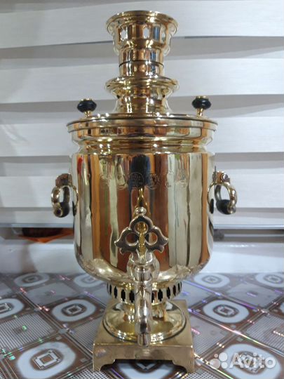 Самовар на дровах старинный царский