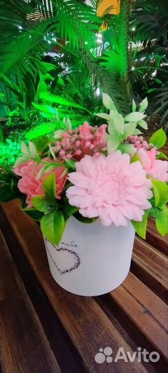 Букет из мыла ручной работы