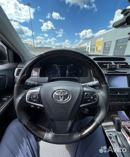 Toyota Camry 55 Руль с деревянной вставкой B9DH3