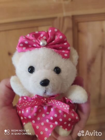 Мягкие игрушки лиса, лисёнок и 2 медвеженка