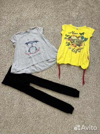 Пакет вещей на девочку 128 см