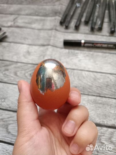 Маркер-краска с зеркальным эффектом, металлик